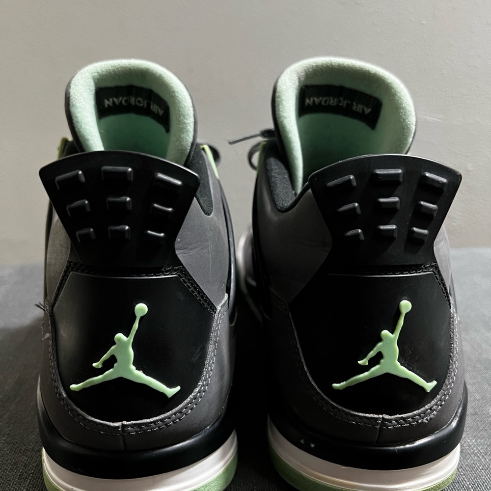 Nike Air Jordan 4 IV Green Glow 308497-033 - Picture 8 of 16
